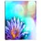 Designart - Blossoming Purple Lotus Flower - Floral Art Canvas Print